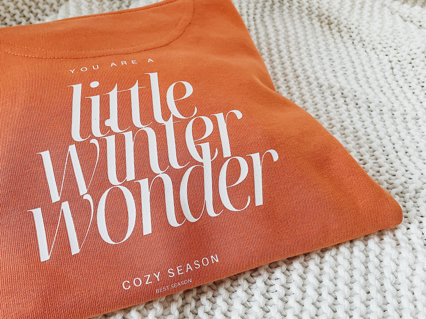 HOODIE "Little Winter Wonder"